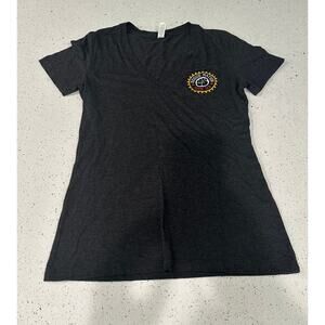 ROGUE NATION Mens Dare Risk Dream 2-Sided Graphic Logo T-Shirt Navy Blue Sz M